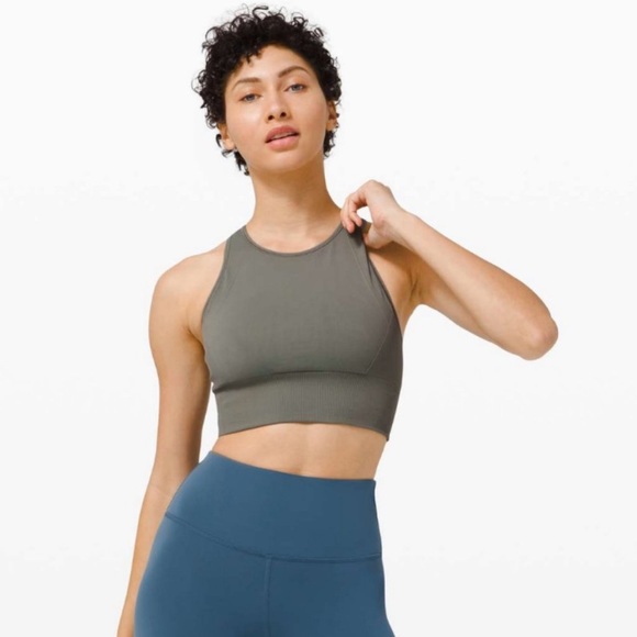 Lululemon Ebb to Train Bra - Grey Sage Size 6 - Picture 1 of 3